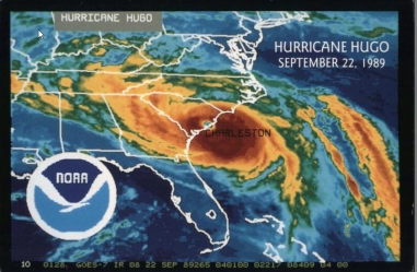 Hurricane Hugo damage at Winthrop