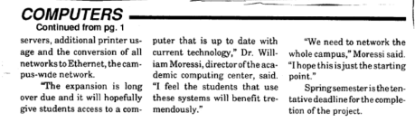 The Johnsonian ACC Labs September 1993