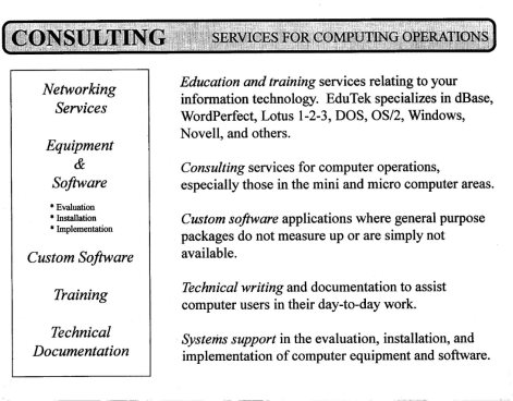 Edu-Tek corporate documentation