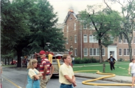 Kinard Hall fire 1986