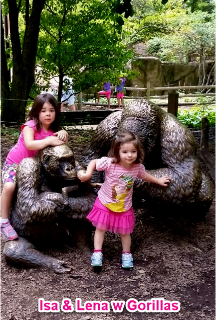 Grandchildren at Lincoln Park Zoo
